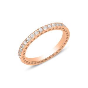OLIVIE Stříbrný prsten ROSE 3177 Velikost prstenů: 8 (EU: 57-58) Ag 925; ≤2,2 g.