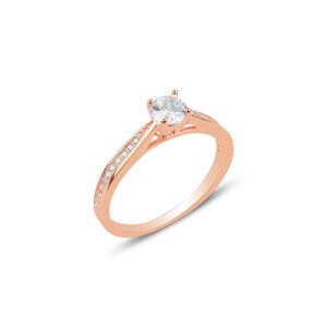 OLIVIE Stříbrný prsten ROSE 3179 Velikost prstenů: 7 (EU: 54-56) Ag 925; ≤1,7 g.