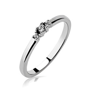 OLIVIE Zásnubní prsten ze stříbra 3366 Velikost prstenů: 6 (EU: 51-53) Ag 925; ≤1,7 g.
