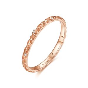 OLIVIE Stříbrný prsten VINTAGE ROSE 3446 Velikost prstenů: 8 (EU: 57-58) Ag 925; ≤1,1 g.