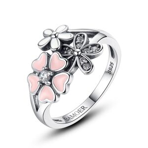 OLIVIE Stříbrný prsten TŘEŠŇOVÝ KVĚT 3450 Velikost prstenů: 6 (EU: 51-53) Ag 925; ≤3,1 g.