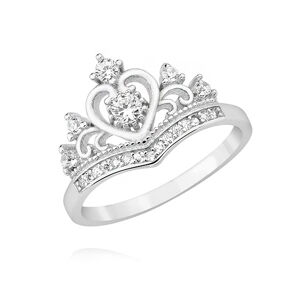 OLIVIE Stříbrný prstýnek KORUNKA 3691 Velikost prstenů: 5 (EU: 49-50) Ag 925; ≤2,4 g.