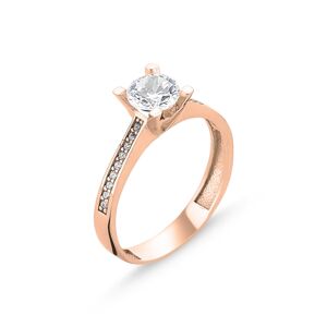 OLIVIE Stříbrný prsten ROSE 3107 Velikost prstenů: 7 (EU: 54-56) Ag 925; ≤1,5 g.