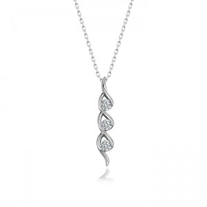 OLIVIE Stříbrný náhrdelník SWAROVSKI 3709 Ag 925; ≤2,4 g.