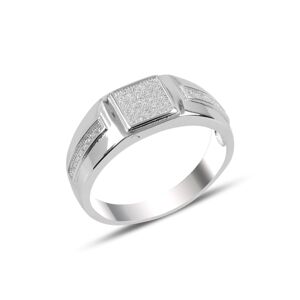 OLIVIE Pánský stříbrný prsten HUGO 3726 Velikost prstenů: 12 (EU: 68-70) Ag 925; ≤ 3,85 g.