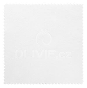 OLIVIE Bílá čisticí utěrka - hadřík na stříbro 3736