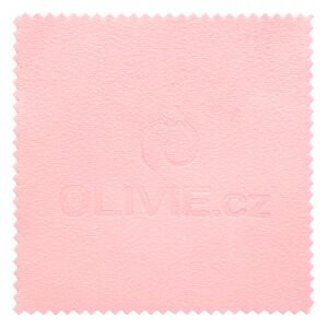 OLIVIE Růžová čistící utěrka - hadřík na stříbro 3737
