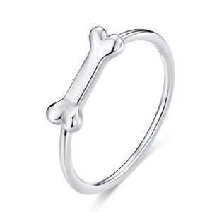 OLIVIE Stříbrný prsten KOSTIČKA 3790 Velikost prstenů: 8 (EU: 57-58) Ag 925; ≤1 g
