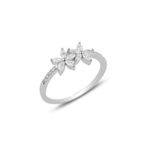 OLIVIE Stříbrný prsten LETNÍ KVÍTÍ 3905 Velikost prstenů: 9 (EU: 59-61) Ag 925; ≤1,4 g.
