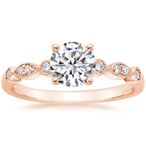 OLIVIE Stříbrný zásnubní prsten ROSE 4112 Velikost prstenů: 8 (EU: 57-58) Ag 925; ≤1,8 g.