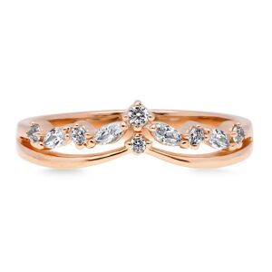 OLIVIE Stříbrný prsten ROSE 4117 Velikost prstenů: 5 (EU: 49-50) Ag 925; ≤1,5 g.