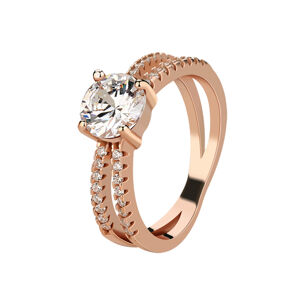 OLIVIE Stříbrný prsten ROSE 4226 Velikost prstenů: 7 (EU: 54-56) Ag 925; ≤2,8 g.