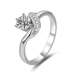 OLIVIE Stříbrný zásnubní prsten 4333 Velikost prstenů: 6 (EU: 51-53) Ag 925; ≤2,2 g.