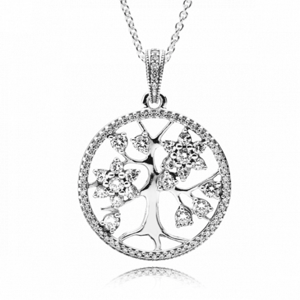 PANDORA stříbrný náhrdelník 390384CZ-80