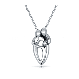 OLIVIE Stříbrný náhrdelník RODINA 4668 Ag 925; ≤3,5 g.