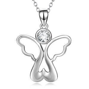 OLIVIE Stříbrný náhrdelník ANDĚL 4689 Ag 925; ≤3,5 g.