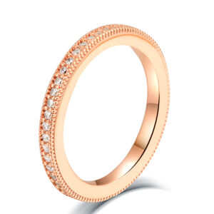 OLIVIE Stříbrný prstýnek ROSE AMAZING 4704 Velikost prstenů: 7 (EU: 54-56) Ag 925; ≤2,4 g.