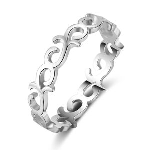 OLIVIE Stříbrný prstýnek POTAWATOMI 4747 Velikost prstenů: 9 (EU: 59-61) Ag 925; ≤1,8 g.