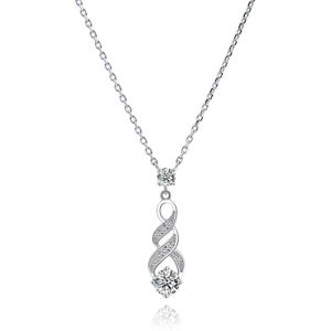OLIVIE Svatební stříbrný náhrdelník 5139 Ag 925; ≤3,8 g.