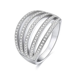 OLIVIE Stříbrný široký prsten 5140 Velikost prstenů: 5 (EU: 49-50) Ag 925; ≤4,5 g.