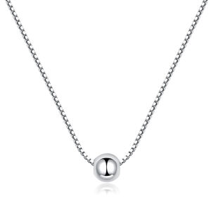 OLIVIE Stříbrný náhrdelník KULIČKA 5148 Ag 925; ≤1,2 g.