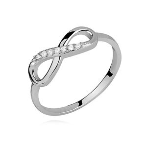 OLIVIE  Stříbrný prsten NEKONEČNO 5301 Velikost prstenů: 6 (EU: 51-53) Ag 925; ≤1,1 g.