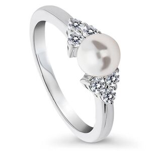 OLIVIE Stříbrný prstýnek PERLA 5348 Velikost prstenů: 7 (EU: 54-56) Ag 925; ≤1,8 g.