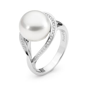 OLIVIE Stříbrný prsten VELKÁ PERLA 5349 Velikost prstenů: 8 (EU: 57-58) Ag 925; ≤3,9 g.