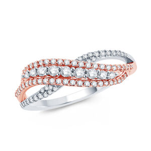 OLIVIE Luxusní stříbrný prsten BRILLANT 5353 Velikost prstenů: 7 (EU: 54-56) Ag 925; ≤2,6 g.