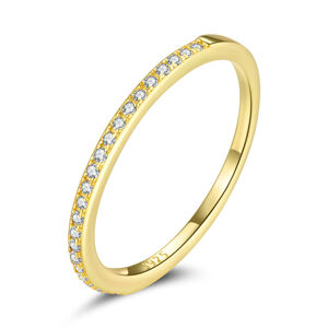 OLIVIE Stříbrný prstýnek GOLD 5367 Velikost prstenů: 8 (EU: 57-58) Ag 925; ≤1 g.