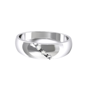 OLIVIE Stříbrný snubní prsten 5417 Velikost prstenů: 10 (EU: 62-64) Ag 925; ≤2,6 g.