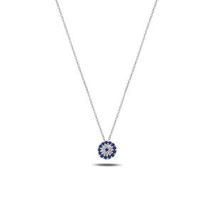 OLIVIE Stříbrný náhrdelník MODRÉ OKO 5560 Ag 925; ≤1,5 g.