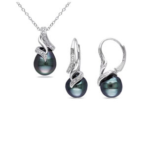 OLIVIE Stříbrná perlová sada TAHITI 5596 Ag 925; ≤6,3 g.