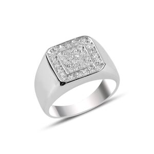 OLIVIE Pánský stříbrný prsten 5709 Velikost prstenů: 9 (EU: 59-61) Ag 925; ≤7,4 g.