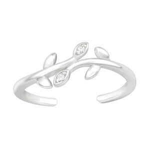 OLIVIE Stříbrný prsten NA NOHU VĚTVIČKA 5775 Ag 925; ≤0,7 g.