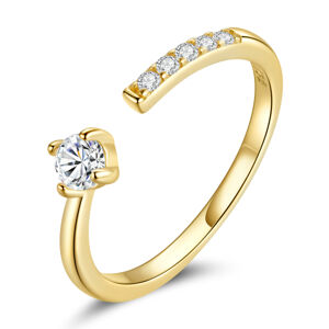 OLIVIE Stříbrný prsten GOLD 5798 Ag 925; ≤1,1 g.