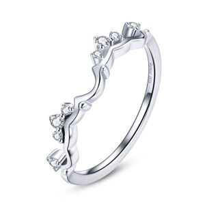 OLIVIE Stříbrný prsten DIADÉM 5836 Velikost prstenů: 8 (EU: 57-58) Ag 925; ≤0,9 g.