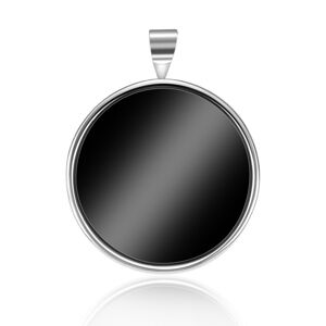 OLIVIE Stříbrný přívěsek BLACK ONYX 6014 Ag 925; ≤4,2 g.