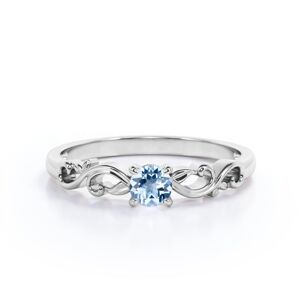 OLIVIE Stříbrný prsten AKVAMARÍN 7032 Velikost prstenů: 10 (EU: 62-64) Ag 925; ≤2 g.