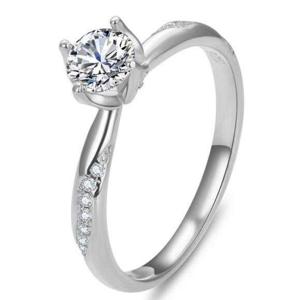 OLIVIE Stříbrný zásnubní prsten MAGIC 7170 Velikost prstenů: 10 (EU: 62-64) Ag 925; ≤2 g.