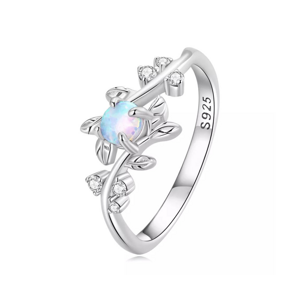 OLIVIE Stříbrný prsten ZASNĚŽENÁ KRAJINA 7201 Velikost prstenů: 8 (EU: 57-58) Ag 925; ≤1,7 g.