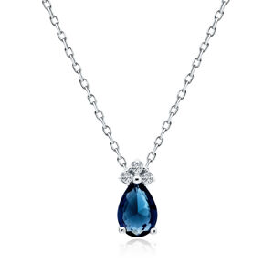 OLIVIE Stříbrný náhrdelník SAFÍR 7247 Ag 925; ≤1,6 g.