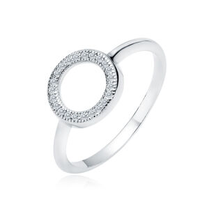 OLIVIE Stříbrný prsten KRUH 7254 Velikost prstenů: 5 (EU: 49-50) Ag 925; ≤1,5 g.