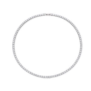 OLIVIE Stříbrný tenisový 40cm/4mm náhrdelník 7288 Ag 925; ≤21,8 g.