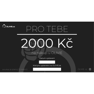 OLIVIE Elektronický dárkový poukaz PRO TEBE hodnota: 2000 Kč