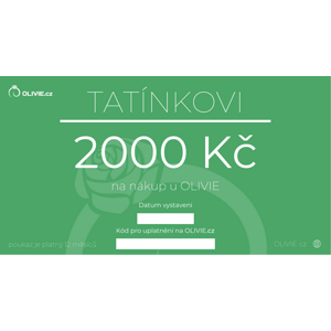 OLIVIE Elektronický dárkový poukaz TATÍNKOVI hodnota: 2000 Kč