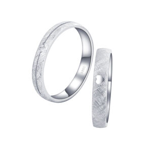 OLIVIE Snubní stříbrný prsten PULSE 7452 Velikost prstenů: 13 (EU: 71), Pohlaví: Pánské Ag 925; ≤2,2 g.