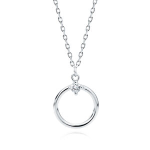 OLIVIE Stříbrný náhrdelník KRUH 7515 Ag 925; ≤2 g.