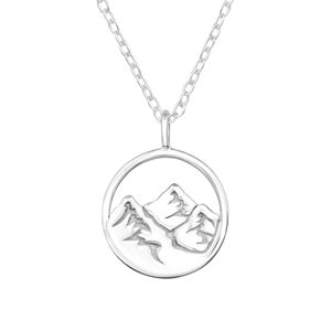 OLIVIE Stříbrný náhrdelník SILVER MOUNTAIN 7664 Ag 925; ≤1,3 g.