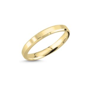 OLIVIE Snubní stříbrný plochý prsten GOLD 7674 Velikost prstenů: 11 (EU: 65-67) Ag 925; ≤2,3 g.